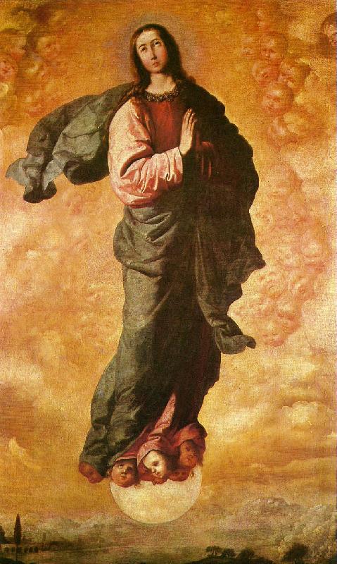 Francisco de Zurbaran immaculate virgin oil painting image